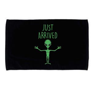 Alien Just Arrived Microfiber Hand Towel