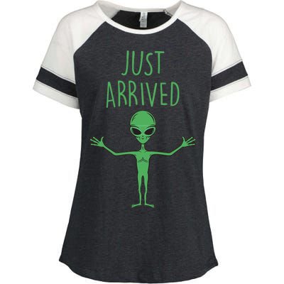 Alien Just Arrived Enza Ladies Jersey Colorblock Tee