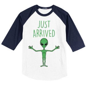 Alien Just Arrived Baseball Sleeve Shirt