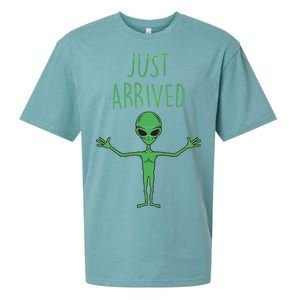 Alien Just Arrived Sueded Cloud Jersey T-Shirt