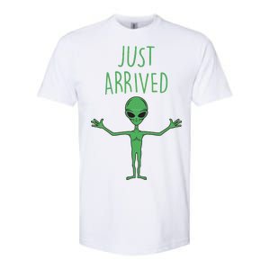 Alien Just Arrived Softstyle CVC T-Shirt