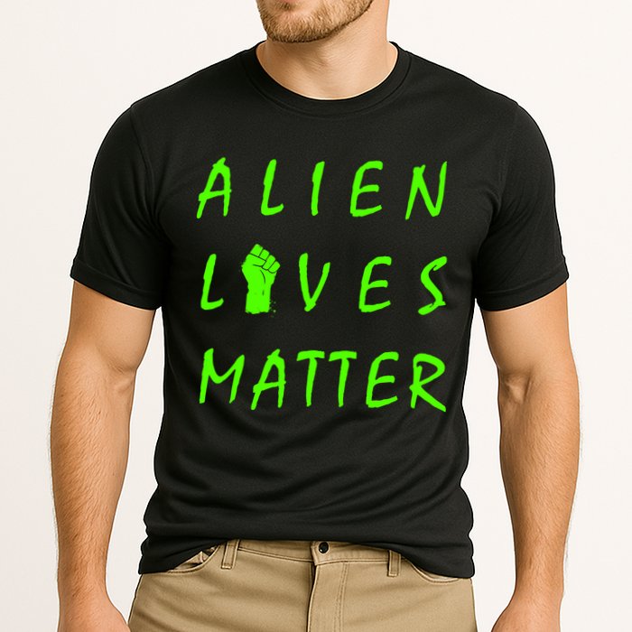 Alien Lives Matter Cooling Performance Crew T-Shirt