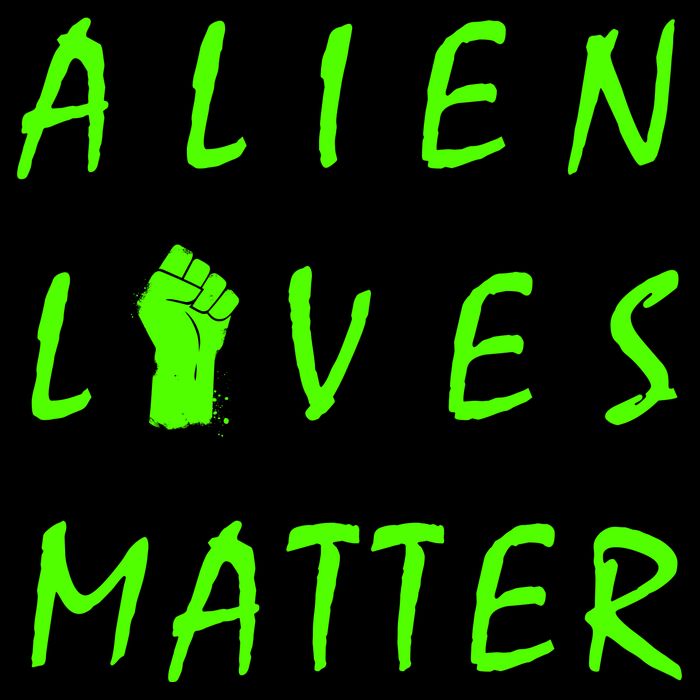 Alien Lives Matter Cooling Performance Crew T-Shirt