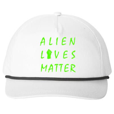 Alien Lives Matter Snapback Five-Panel Rope Hat