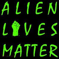 Alien Lives Matter Drawstring Bag
