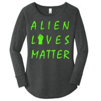 Alien Lives Matter Women's Perfect Tri Tunic Long Sleeve Shirt