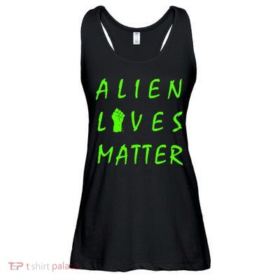 Alien Lives Matter Ladies Essential Flowy Tank