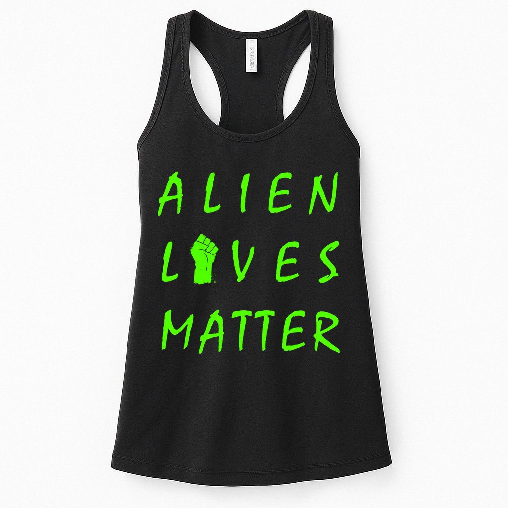 Alien Lives Matter Womens Tank Top