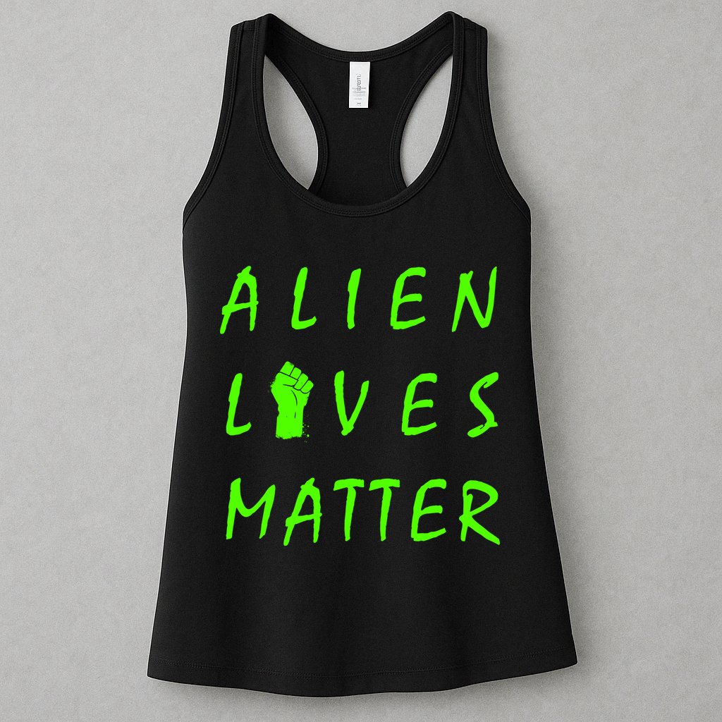 Alien Lives Matter Womens Tank Top