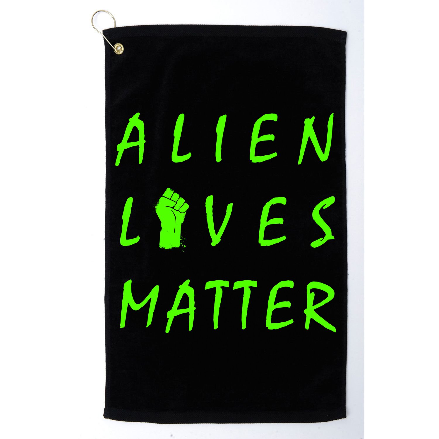 Alien Lives Matter Golf Towel