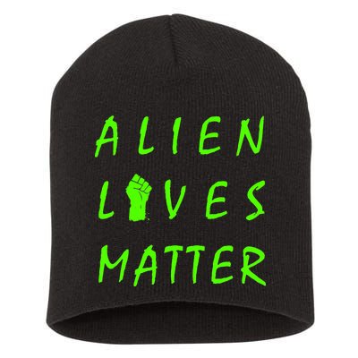 Alien Lives Matter Short Acrylic Beanie