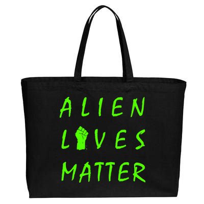 Alien Lives Matter Cotton Canvas Jumbo Tote