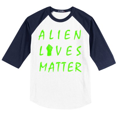 Alien Lives Matter Baseball Sleeve Shirt