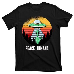 Alien Peace Humans T-Shirt