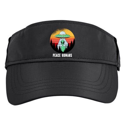 Alien Peace Humans Adult Drive Performance Visor