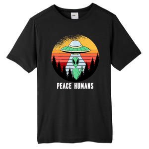 Alien Peace Humans Tall Fusion ChromaSoft Performance T-Shirt