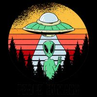 Alien Peace Humans Mug