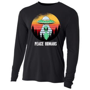 Alien Peace Humans Cooling Performance Long Sleeve Crew