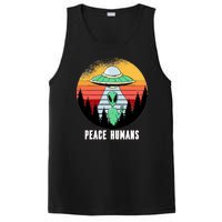 Alien Peace Humans PosiCharge Competitor Tank