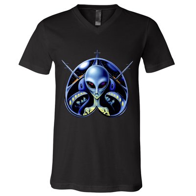 Alien Pilot V-Neck T-Shirt