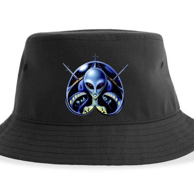 Alien Pilot Sustainable Bucket Hat