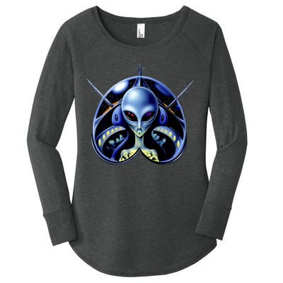 Alien Pilot Women's Perfect Tri Tunic Long Sleeve Shirt