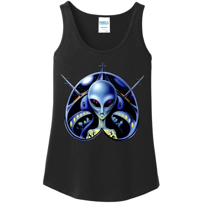 Alien Pilot Ladies Essential Tank