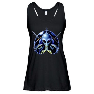 Alien Pilot Ladies Essential Flowy Tank