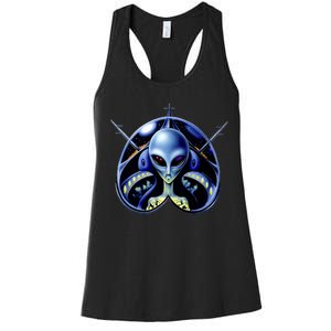 Alien Pilot Women's Racerback Tank