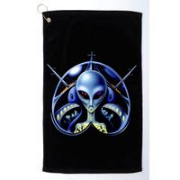 Alien Pilot Golf Towel