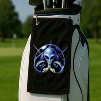 Alien Pilot Golf Towel