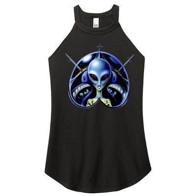 Alien Pilot Women’s Perfect Tri Rocker Tank