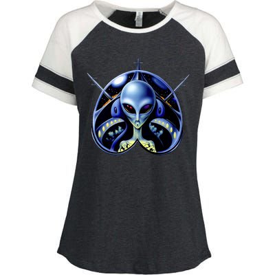 Alien Pilot Enza Ladies Jersey Colorblock Tee