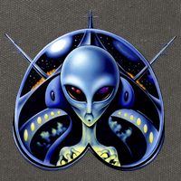 Alien Pilot Cotton Canvas Backpack