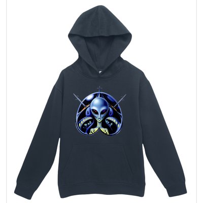 Alien Pilot Urban Pullover Hoodie