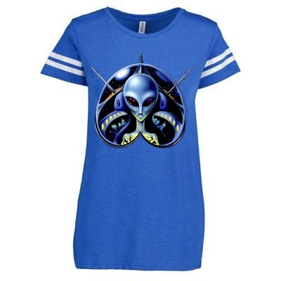 Alien Pilot Enza Ladies Jersey Football T-Shirt