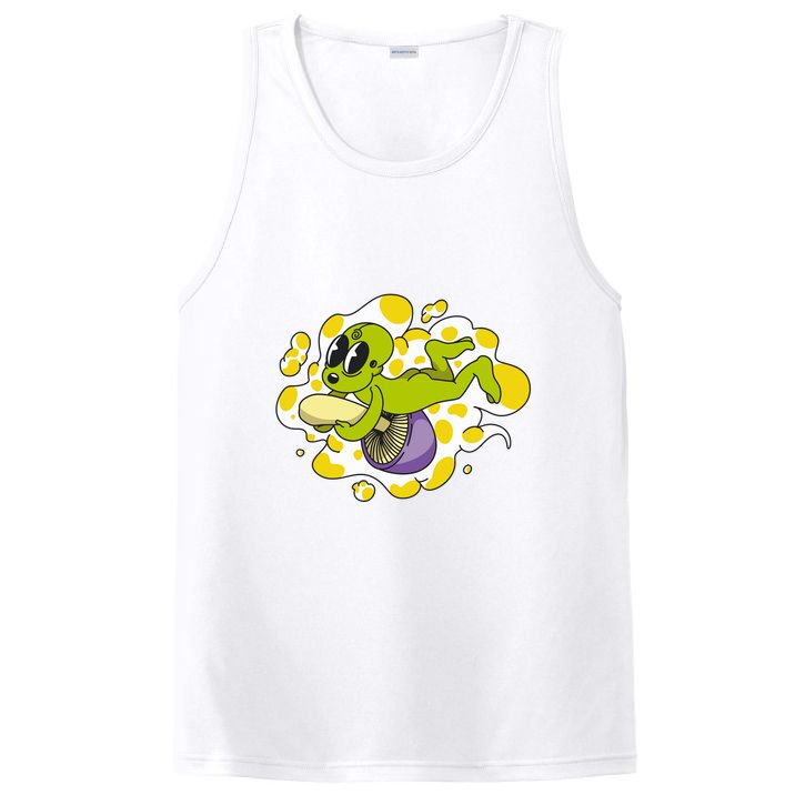 Alien Riding Mushroom PosiCharge Competitor Tank