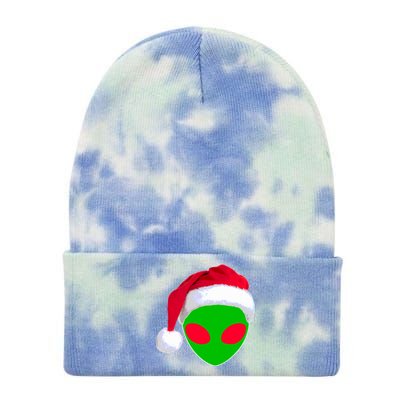 Alien Santa Claus Hat Christmas Logo Tie Dye 12in Knit Beanie