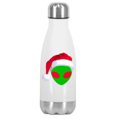 Alien Santa Claus Hat Christmas Logo Stainless Steel Insulated Water Bottle