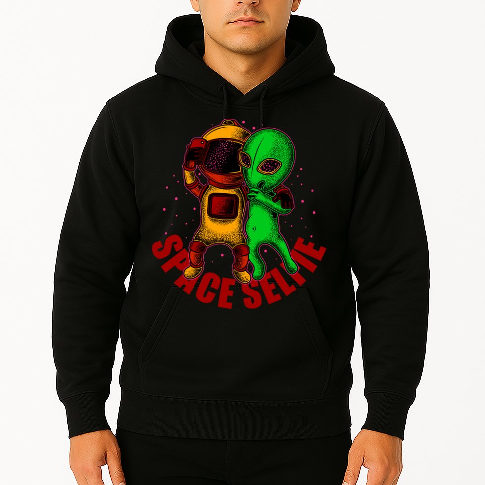 Alien Space Selfie Hoodie