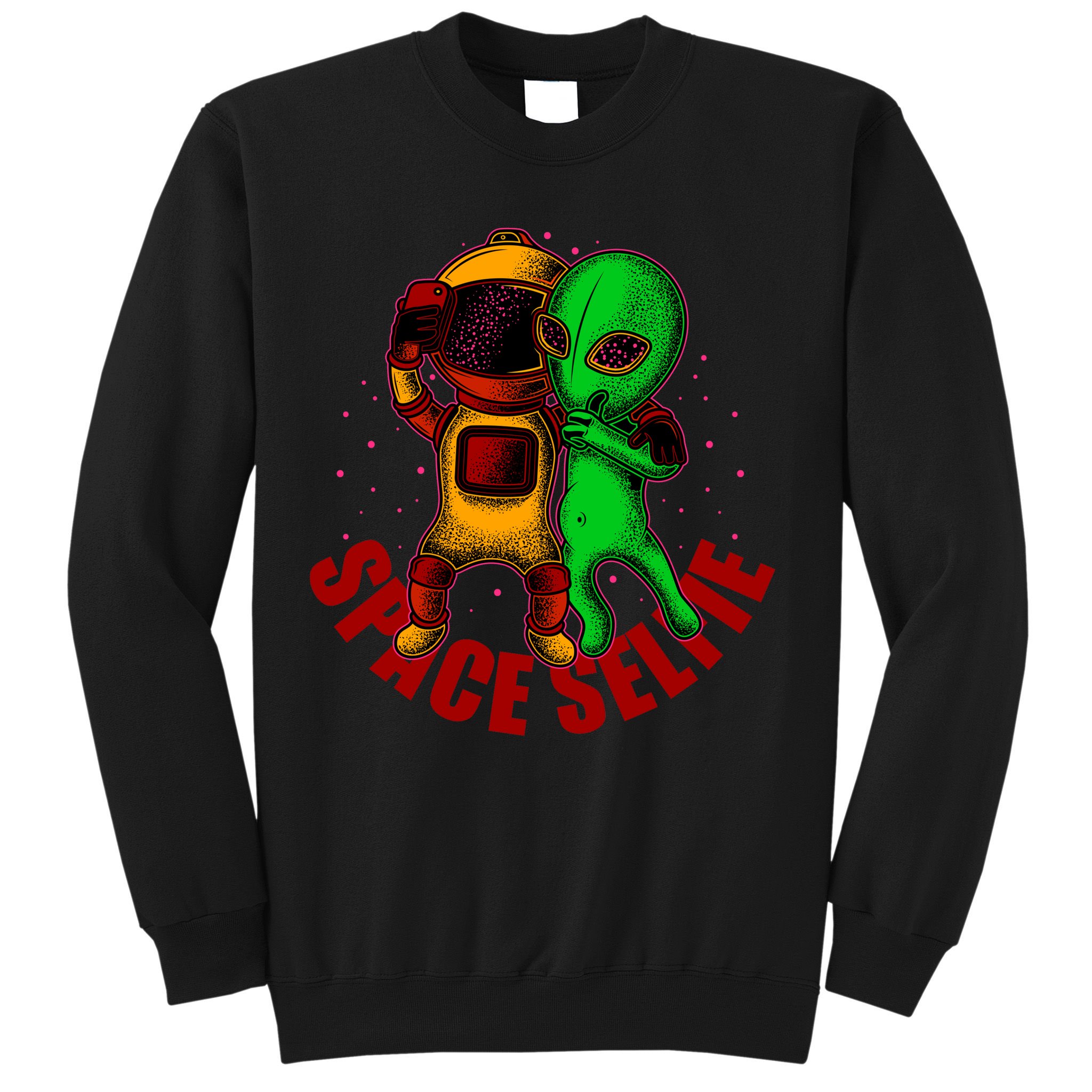 Alien Space Selfie Sweatshirt