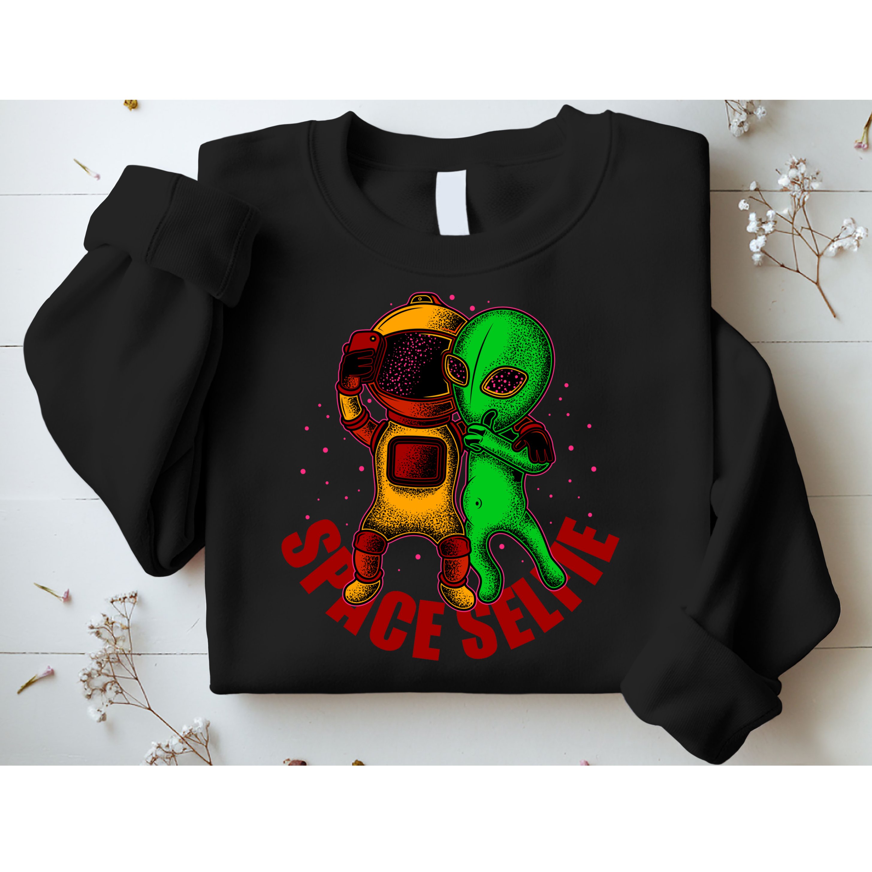 Alien Space Selfie Sweatshirt