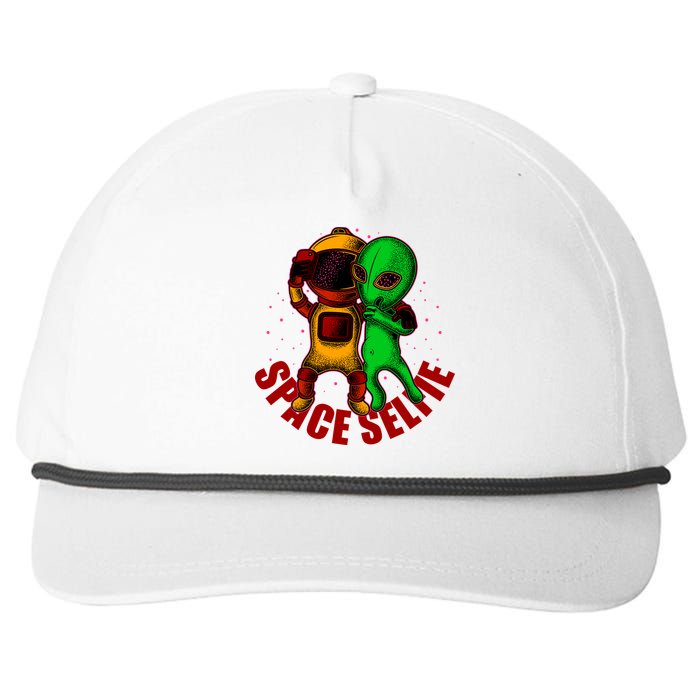 Alien Space Selfie Snapback Five-Panel Rope Hat