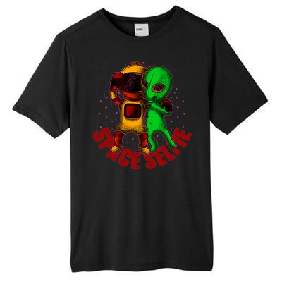 Alien Space Selfie Tall Fusion ChromaSoft Performance T-Shirt