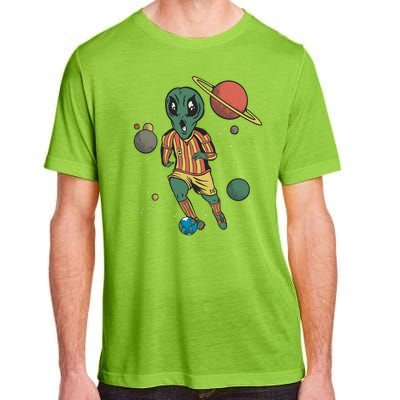 Alien Space Soccer Player Adult ChromaSoft Performance T-Shirt