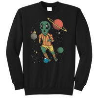 Alien Space Soccer Player Sweatshirt