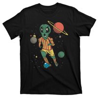 Alien Space Soccer Player T-Shirt