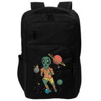 Alien Space Soccer Player Impact Tech Backpack