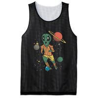 Alien Space Soccer Player Mesh Reversible Basketball Jersey Tank