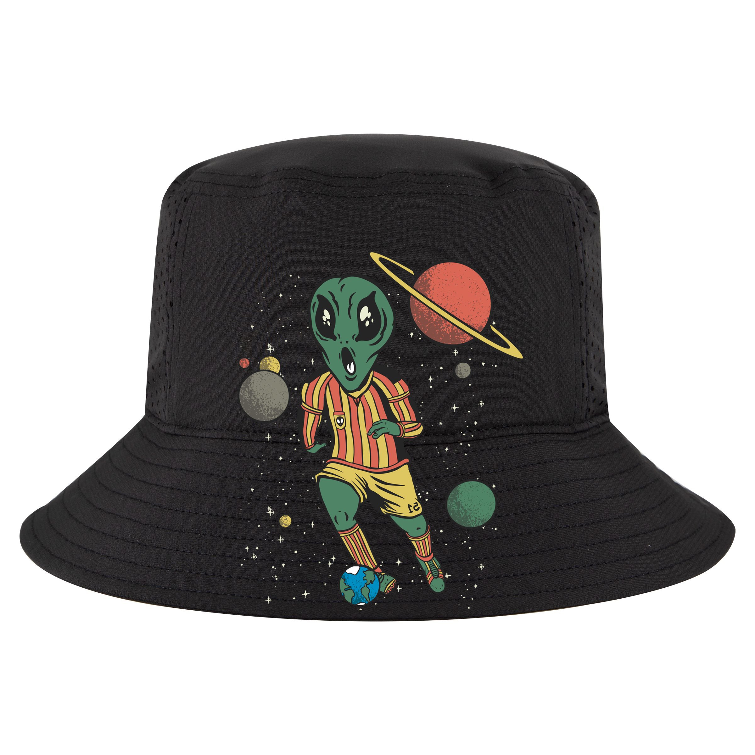 Alien Space Soccer Player Short Acrylic Beanie